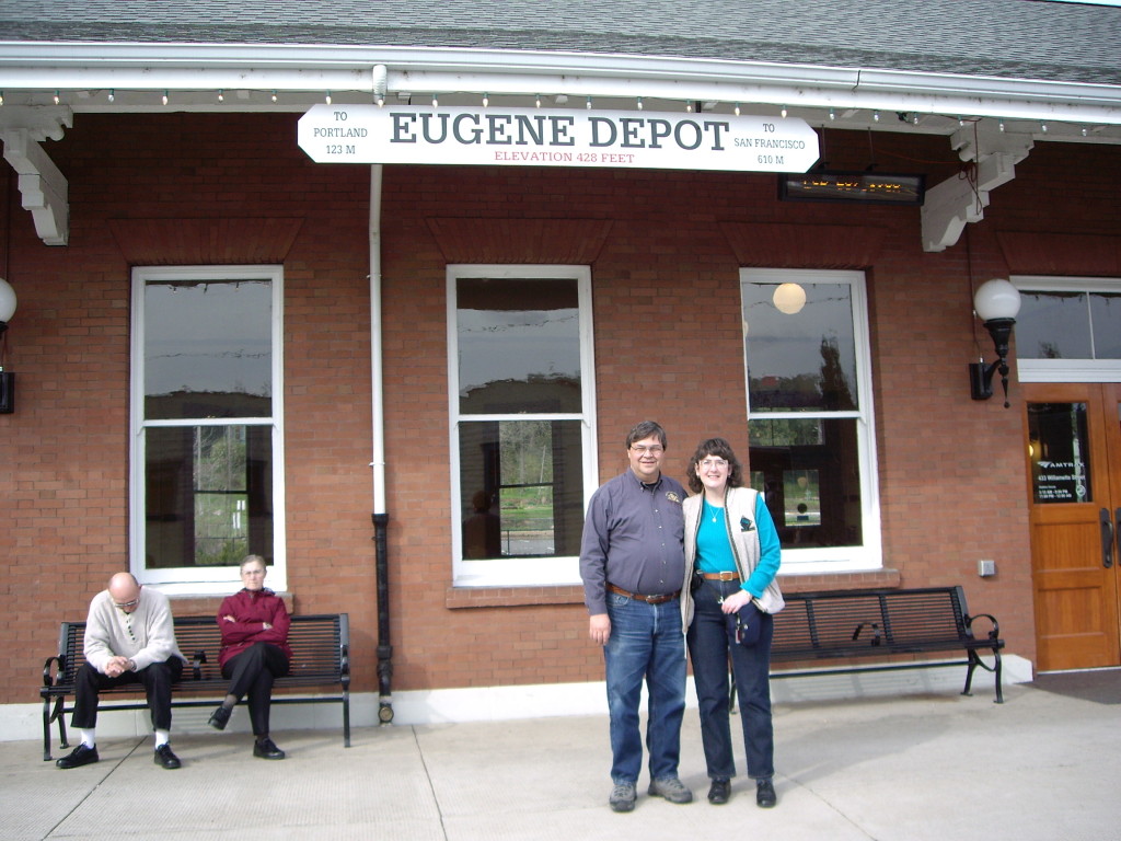 At Eugene Amtrak Station