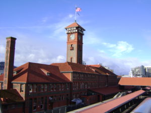 Portland Train Station serves the Coast Starlight, Empire Builder, and the Cascades trains